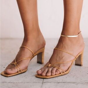 Billini Kiona Sandal in Mango Croc